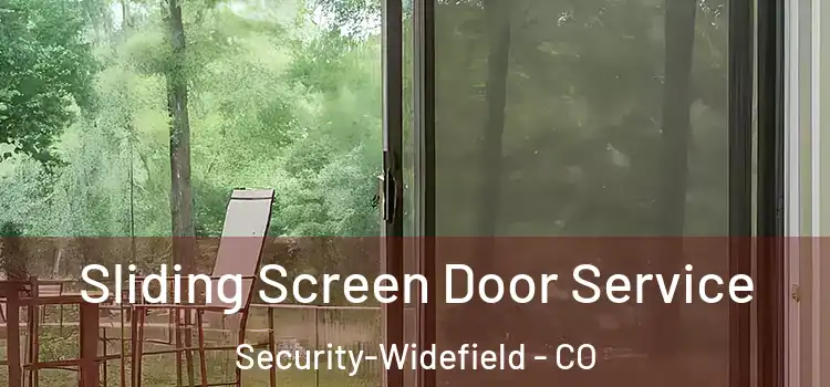 Sliding Screen Door Service Security-Widefield - CO